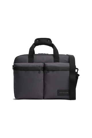 Tommy Hilfiger Unisex Laptop Ve Evrak Çantası Am0am13990psm Gri