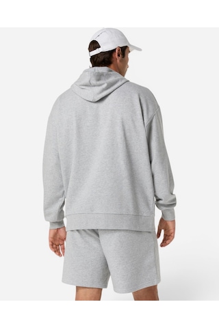 Asics French Terry Relaxed Pullover Hoodıe Erkek Gri Sweatshirt 2031f449-020