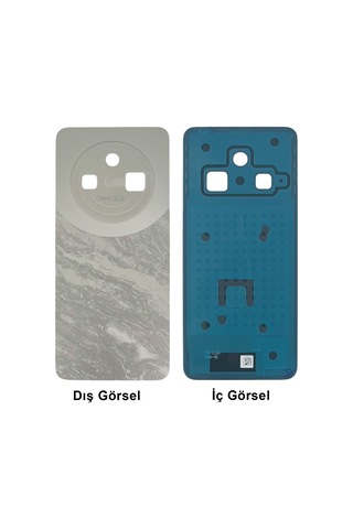 Teknonet Xiaomi Redmi 14c Uyumlu Batarya Kapağı - Gri Gri