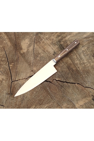 Şef bıçağı Profesyonel El yapımı Özel Üretim HGESF01 Ahşap