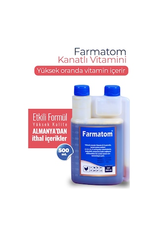 Munich Vet Farmatom Kanatlı Hayvanlar İçin Vitamin Desteği 500 ML