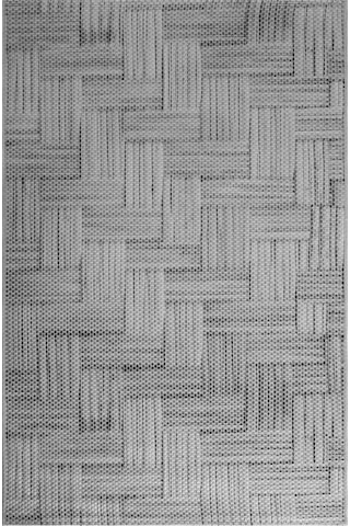 Decoser Hasır 8052 Gri Halı Kilim Kaymaz Taban Salon Mutfak Kesme Yolluk Gri