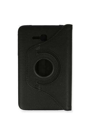 Ers Galaxy T110 / T113 Tab 3 Lite 7 Kılıf 360 Tablet Deri Kılıf - Siyah