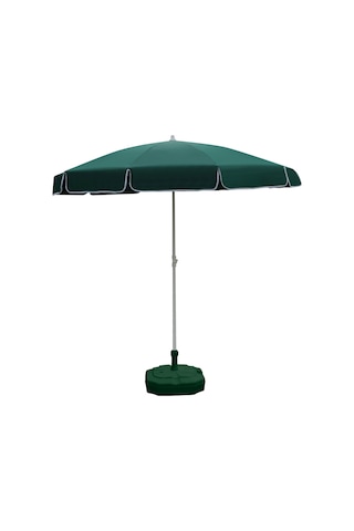 Plaj Şemsiyesi 180/8 Bidonlu - Koyu Yeşil Koyu Yeşil