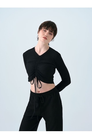 Straight Fit Kadın Eşofman Altı Siyah