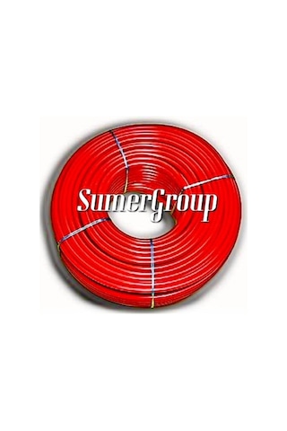 Sumergroup 10X12Mm Polietilen Pe Pnömatik Hortum Kırmızı 50Mt