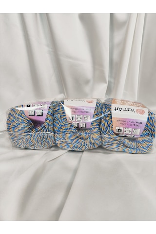 Baby Cotton Multicolor El Örgü İpi 3 Adet - 5211
