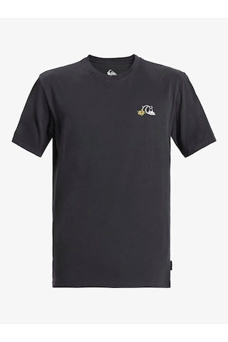 Quiksilver Spaceman Mlw Erkek T-shirt-28529-koyu Gri Koyu Gri