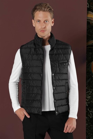 Y 160 Siyah Klasik Yelek Siyah