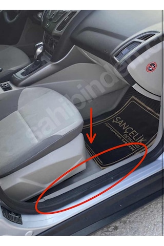 Ford Focus Mk3 Kapı Eşiği Bakalit Kapağı Sağ Veya Sol Seçenekli 2011-2018 Kapı Eşiği Trim Kapağı Bm51-a13200-a Ön Sağ