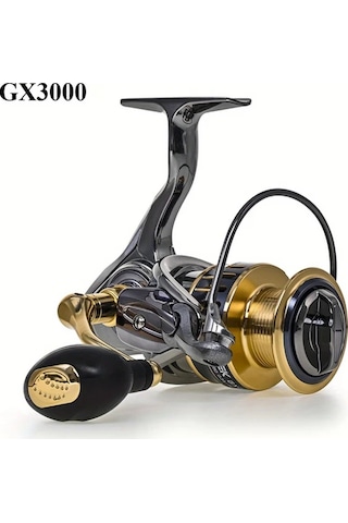 Motion003 Gx3000 Model 3000 7000 Metal Spinner Balıkçılık Makarası Alüminyum Alaşım Tam Metal Katlanabilir Rocker Kol Sol Sağ Değiştirilebilir