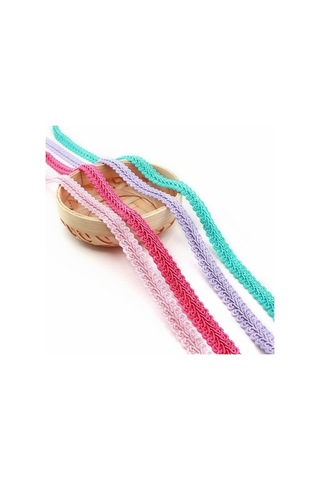 Flybuy Novahub Polyamid İpek Kırkayak Dantel Kemer, 25m, 1.2cm Genişlik, Mavi Kumaş Kemer