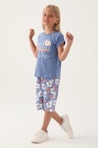 Rolypoly Smile Anytime Açık İndigo Kız Çocuk Kapri Takım 5274-42979 İndigo