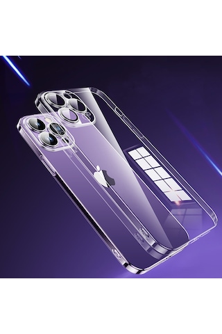 Apple Uyumlu iPhone 14 Pro Kılıf Kamera Lens Ve Toz Korumalı Sararmaz Sert