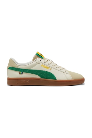 Puma Smash 3.0 Football24 Beyaz Erkek Sneaker 000000000101905178 Beyaz - Yeşil