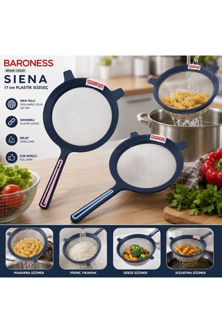 Siena 17cm Plastik Süzgeç 5523 1247956