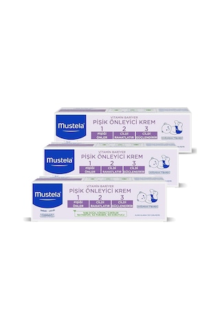Mustela Vitamin Barrier Pişik Önleyici Krem 100 ML x 3 Adet