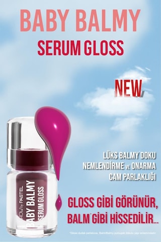 Pastel Show By Baby Balm Serum Gloss 38 Love Bomb Dudak Parlatıcısı 38