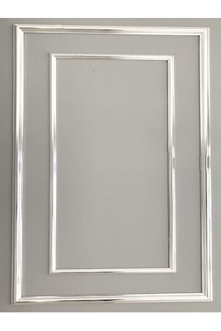 Gümüş Silver Renk Dekoratif Poliüretan Duvar Çıtası -2 Li Hazır Çerçeve Seti