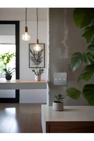 Ubaro Dokunmatik Üçlü Anahtarlı Elektronik Elektrikli Lamba 241026816