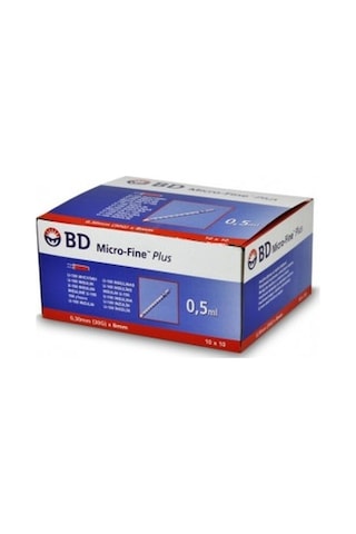 Bd Micro-Fine Plus İnsülin Enjektörü 0.5 ML 100 Adet