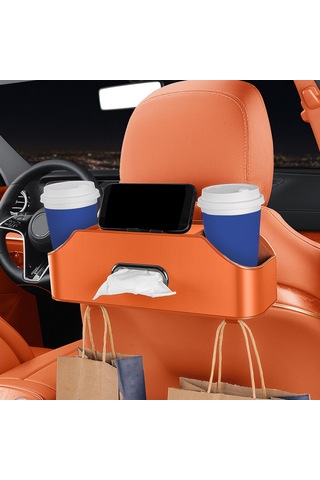 Suntek Araba Koltuğu Arka Organizatör Kırmızı-kahverengi