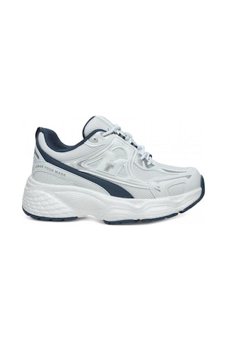 Bluefeet Flt Beyaz Laci Fileli Kadın Sneaker Spor Ayakkabı Lacivert