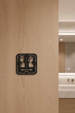 Wc Tabelası, Tuvalet Levhası, Kadın Erkek Tabela, Yönlendirme Levhaları 32