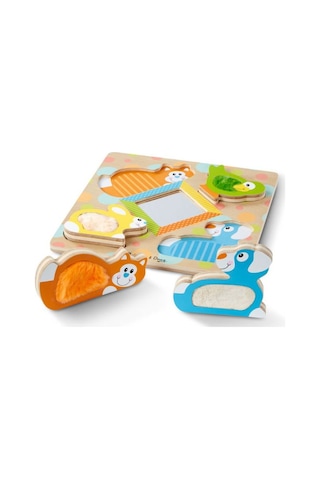 Melissa And Doug Dokun Hisset Yapboz Evcil Hayvanları Bul