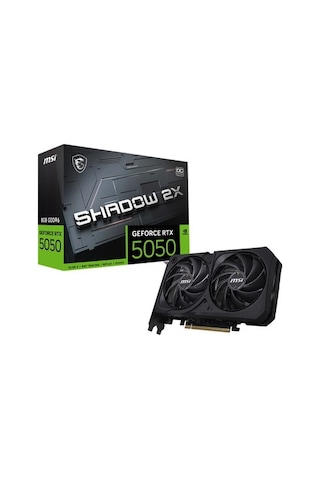Msı Vga Geforce Rtx 5050 8g Shadow 2x Oc Rtx5050 8gb Gddr6 128b Dx12 Pcıe 5.0 X16 3xdp