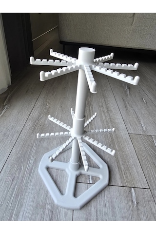 3d Anahtarlık Standı 2 Katlı Dönen-takı Organizer