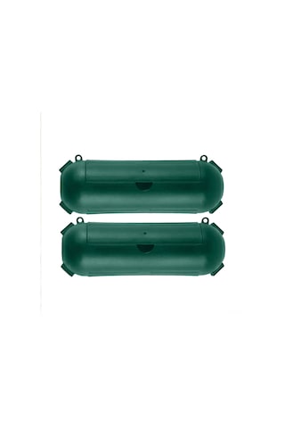 Kosona Su Geçirmez Elektrik Kablosu Koruma Kutusu - 2 Adet Yeşil, Ip44 Dayanıklı Pp Malzeme