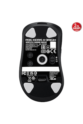 Asus P722 Rog Kerıs Iı Orıgın 64g 42k Optik Sensör Kablosuz Oyuncu Mouse 90mp04a0-bmua00