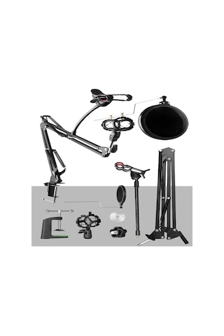 Last Voice Set-01 Mikrofon Standı Shock Mount Pop Filter