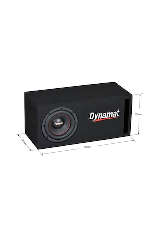 Dynamat 20 Cm 1000W Kabinli Sub Woofer Hoparlör Rs-800 Y