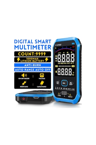 S1 Dıjıtal Multımetre Otomatık Ölçüm 9999 Trms Sayımı