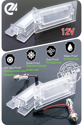 Bmw 3 Serisi E46 Cabrio 2000-2003 Canbus Led Plaka Aydınlatma Ledi Lambası Led Edition