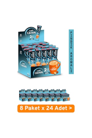 8 Kutu 2'si 1 Arada Fındıklı Kahve 11g X 24 Adet 192 Adet Diğer 8 Kutu 2'si 1 Arada Fındıklı Kahve 11g X 24 Adet 192 Adet Diğer