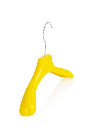 Çocuk SARI Elbise Mont Askısı 10 Adet Paketli 30 Cm Çocuk Askı Sarı