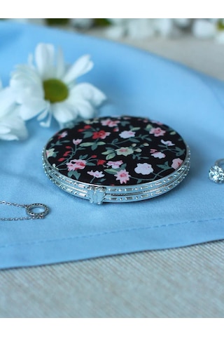 Moltobello Yuvarlak, Katlanabilir, Makyaj İçin Cep Aynası 195592506 Gri