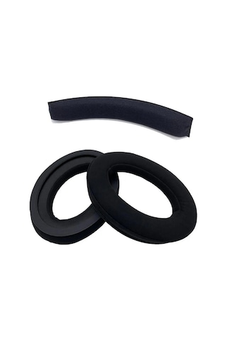 Sennheiser HD598 HD598 CS HD598SE HD 598 SR HD518 HD558 HD595 HD599 HD569 HD579 Uyumlu Siyah Kulaklık Pedi Ve Kafa Bandı