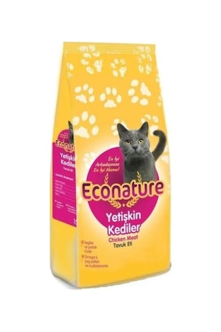 Econature Tavuklu Yetişkin Kedi Maması 15 KG