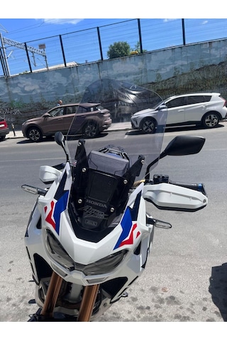 2020-24 Honda Africa Twin L2/l4 Uzun Ön Cam Füme Zeus 58cm 4mm