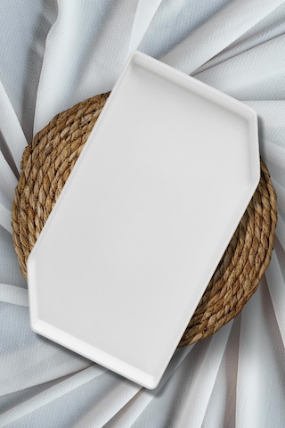 Flex Kayık Tabak 30 Cm Beyaz
