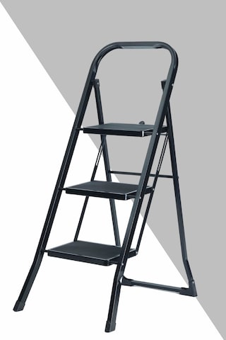 Ertekpa MT3 Minitower Geniş Basamaklı 3 Basamak Merdiven Siyah