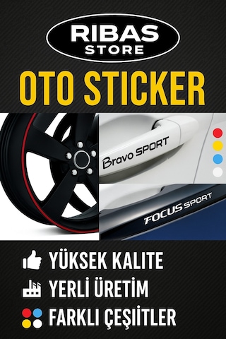 Yeni Özel Motosiklet Jant Şeridi Rks Beyaz Yazı Sarı Şerit Sağ-sol/ön-arka