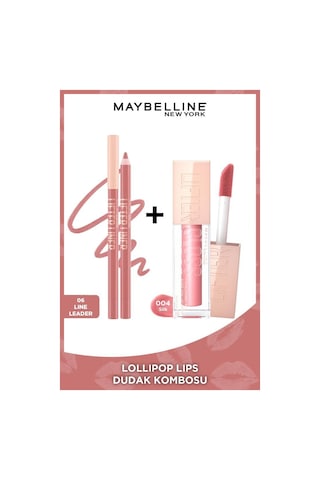 Maybelline New York Lollipop Lips Lifter Liner 06 Line Leader + Lifter Gloss 004 Silk