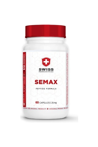 Swiss Semax Support Concentration Memory And Mental Performance 25 Mg 60 Caps Aromasız