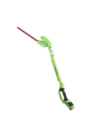 Greenworks 22147T Teleskopik Akülü Çit Kesme Makinesi