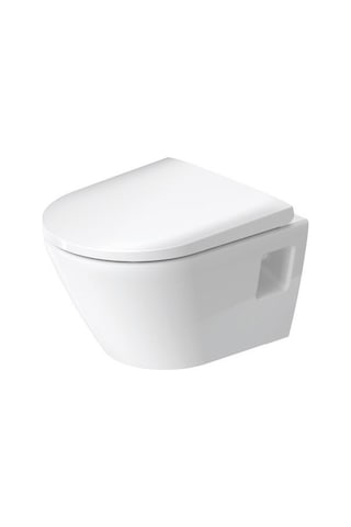 Duravit D-neo Rimless Kanalsız Asma Klozet, Kısa Yavaş Kapanır Kapak Dahil 2587390075 Beyaz
